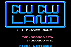 Famicom Mini 12 - Clu Clu Land